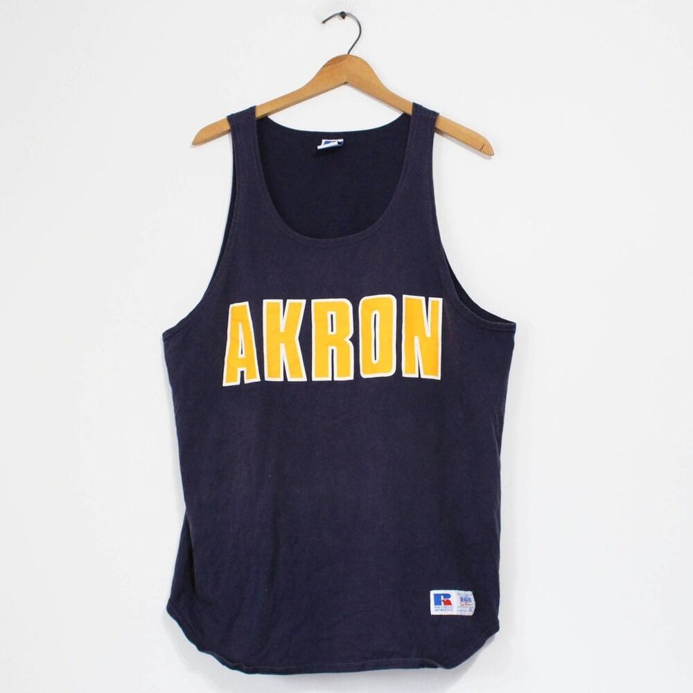 Vintage University of Akron Zips Tank Top XL
